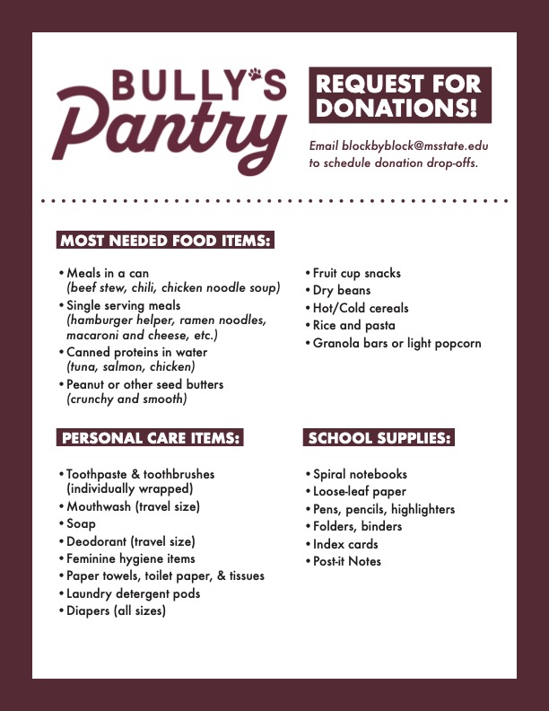 Bullys Pantry Flyer