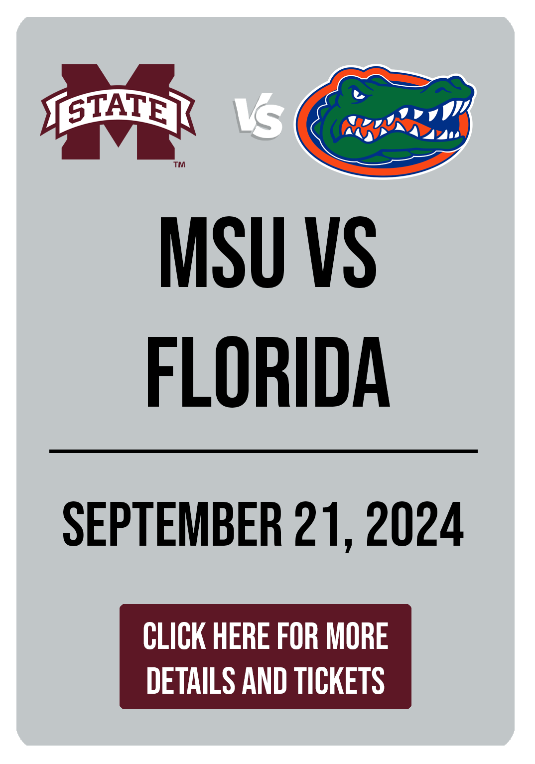 MSU vs Florida Tailgate