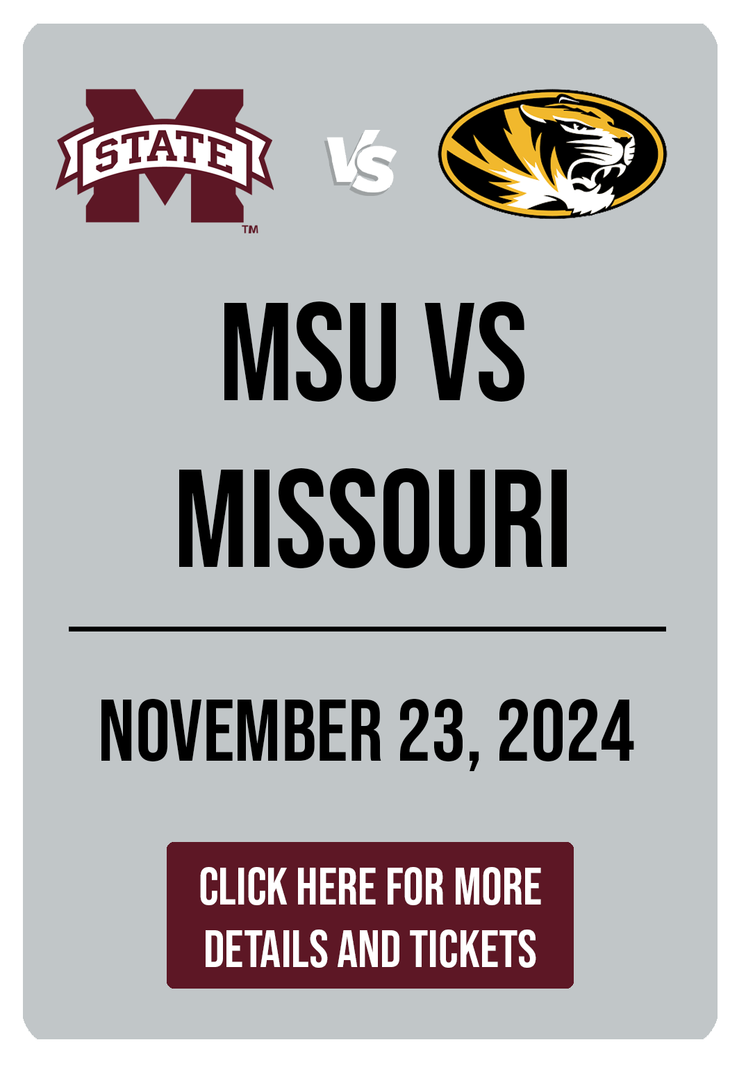 MSU vs Missouri Tailgate