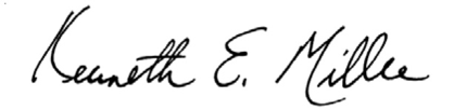 Ken Miller's signature